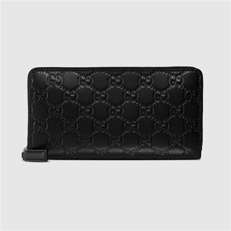 gucci bamboo zip around wallet|gucci signature zip around wallet.